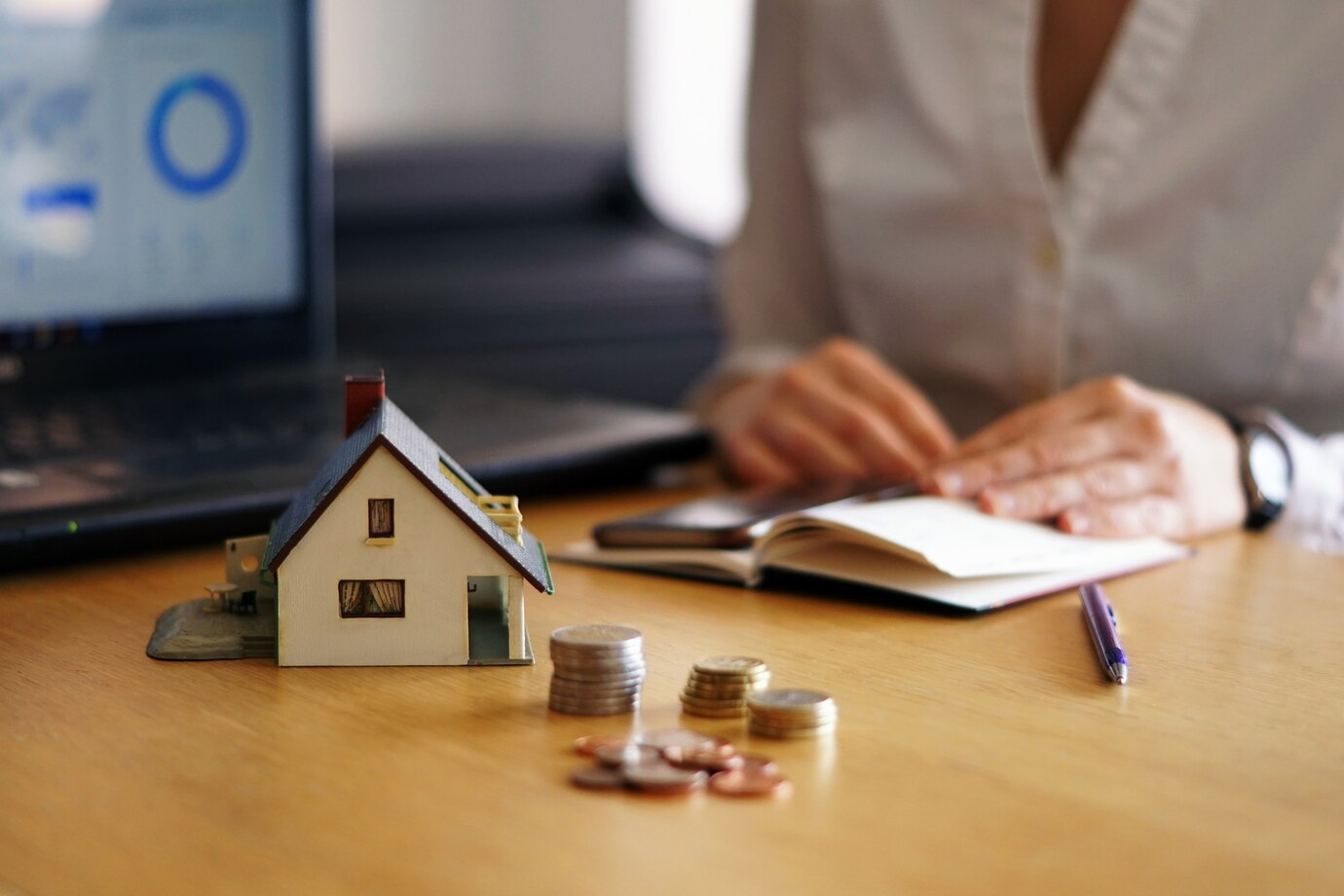 Closeup of a person who is trying to buy a property.