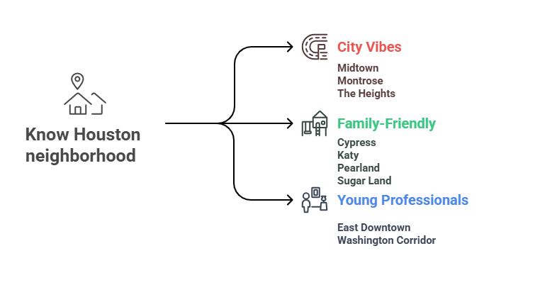 Know Houston neighborhood Infographic